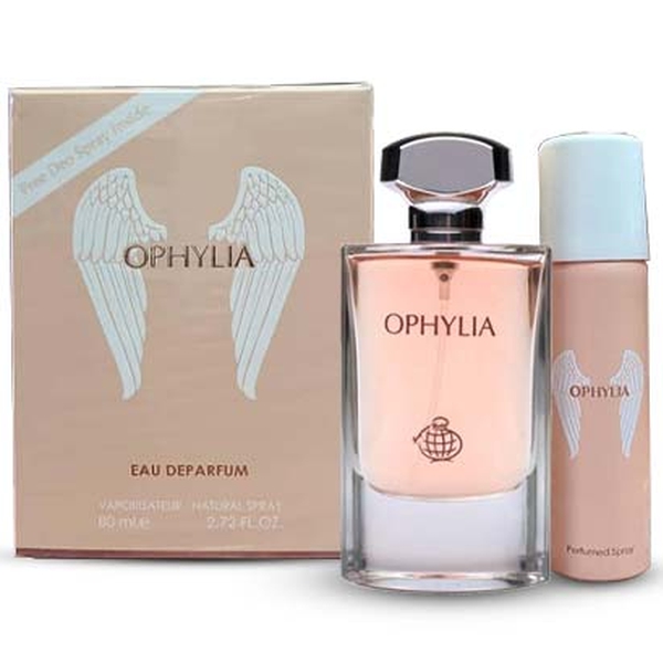 عطر زنانه فراگرنس ورد افیلیا World Ophylia+اسپری رایگان 80